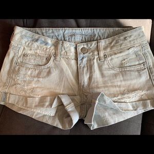 Light Wash American Eagle Shorts